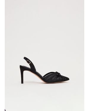 Phase Eight Grosgrain Slingback Heeled Shoe - White