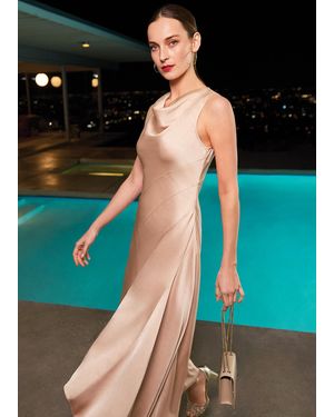 Phase Eight Thyra Satin Dress - Pink