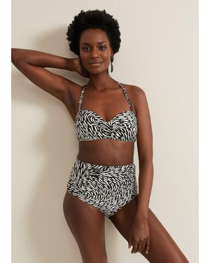 Phase Eight Sasha Print Bikini Bottom - Grey