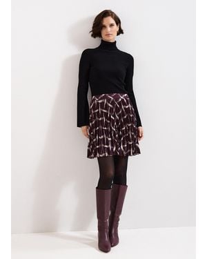 Phase Eight Mairi Check Mini Skirt - Red
