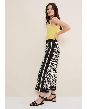 Phase Eight Nava Wide Leg Culottes - Natural