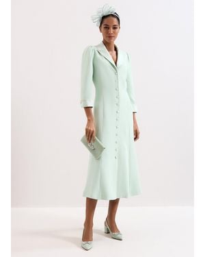 Phase Eight Paloma Tux Midi Dress - White