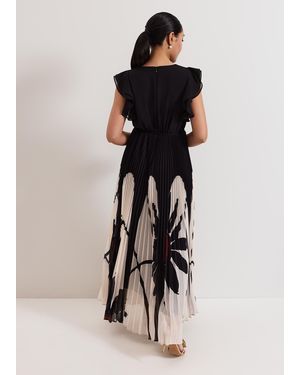 dahlia print pleat midaxi dress Rails Dahlia Dress