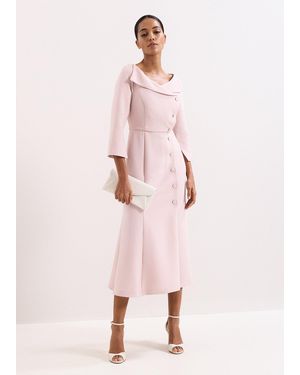 Phase Eight Petite Sienna Tux Dress - Pink