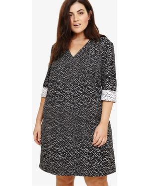 Phase Eight Meredith Spot Dress - Black