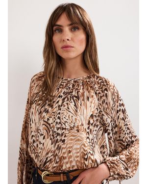 Phase Eight Rafaella Blouse - Brown