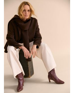 Phase Eight Kaja Scarf Coat - Black