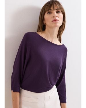 Phase Eight Cristine Knit Jumper - Purple