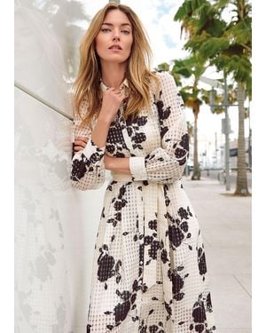 Phase Eight Natalie Floral Shirt Dress - Natural