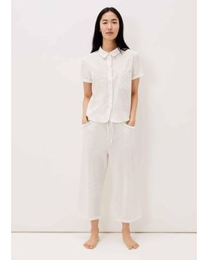 Phase Eight Ashai Dobby Spot Pj Set - Natural