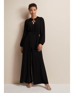 Phase Eight Janece Wide Leg Jumpsuit - Black