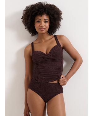 Phase Eight Chocolate Textured Tankini Bottom - Brown