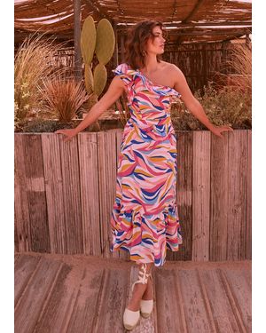 Phase Eight Tyra Wave Co-Ord Midi Skirt - Multicolour