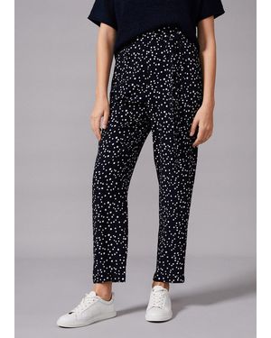 Phase Eight Keiko Spot Trousers - Blue