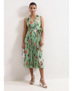 Phase Eight Simara Floral Dress - Green