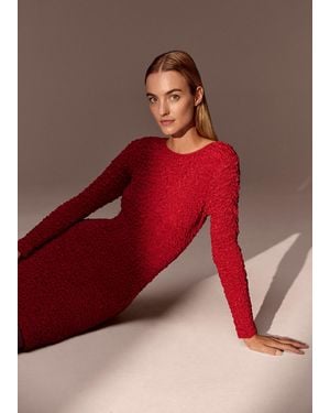 Phase Eight Eliza Textured Long Sleeve Dress