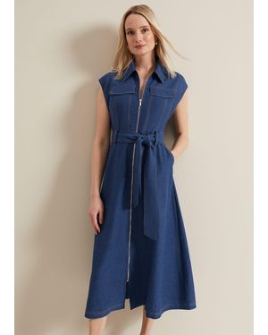 Phase Eight Luiza Midi Dress - Blue
