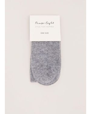 Phase Eight Cashmere And Wool Socks - White