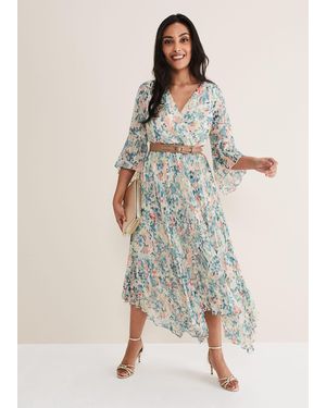 Phase Eight Petite Dani Floral Dress - Natural