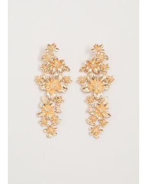 Phase Eight Flower Statement Earrings - White