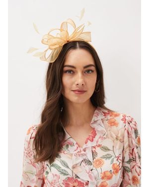 Phase Eight Bow And Feather Headband - Multicolour