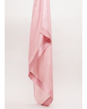 Phase Eight Satin Trim Scarf - Pink