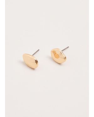 Phase Eight Molten Stud Earrings - Natural