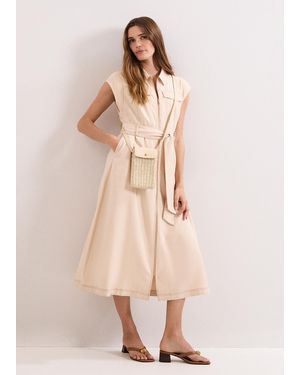 Phase Eight Petite Alira Utility Dress - Natural