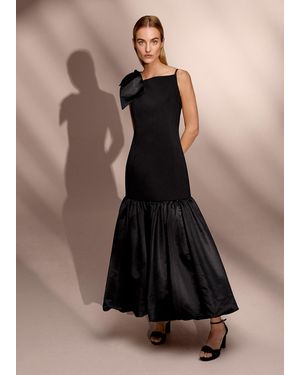 Phase Eight Kiera Bow Bubble Hem Maxi Dress - Black