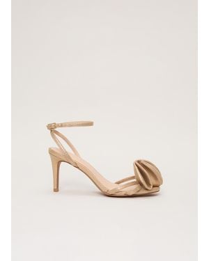 Phase Eight Flower Strappy Sandal - Natural
