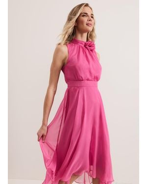 Phase Eight Lucinda Corsage Dress - Pink