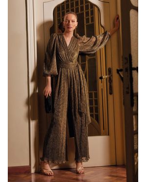 Phase Eight Alli Textured Jumpsuit - Natural