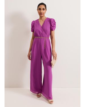Phase Eight Petite Helene Jumpsuit - Pink