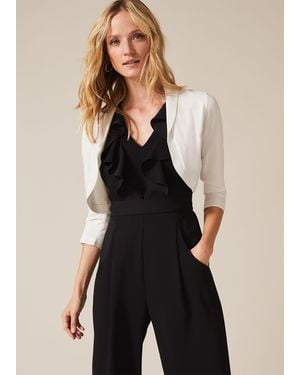 Phase Eight Callie Satin Back Cover Up - White