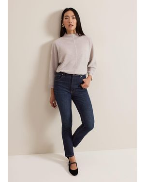 Phase Eight Sara Slim Leg Jeans - Natural