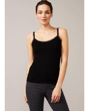 Phase Eight Sequin Cami - Black