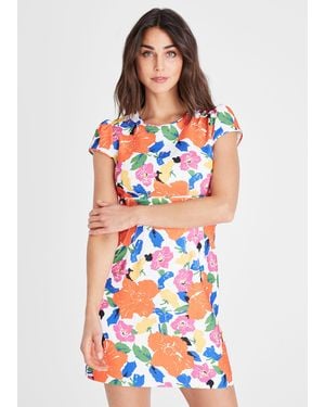 Phase Eight Mirian Floral Textured Mini Dress