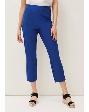 Phase Eight Louise Crop Trouser - Blue