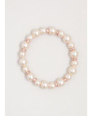 Phase Eight Pearl Strech Bracelet - White
