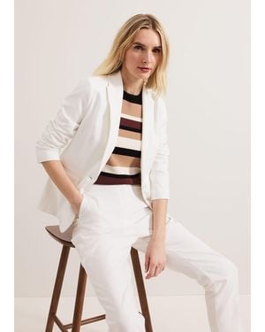 Phase Eight Ulrica Fitted Suit Jacket - Natural
