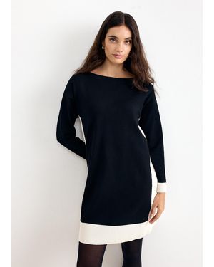 Phase Eight Mirkela Knitted Jumper Dress - Black