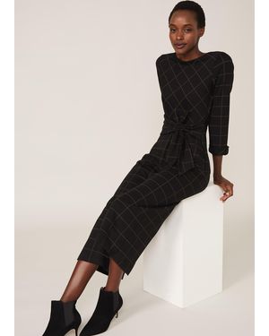 Phase Eight Alesha Check Jumpsuit - Natural