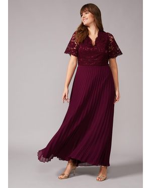 Phase Eight Ramona Lace Maxi Dress - Purple