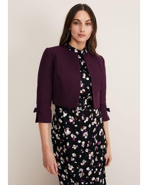 Phase Eight Zoelle Bow Detail Jacket - Multicolour