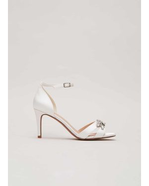 Phase Eight Embellished Sandals - White