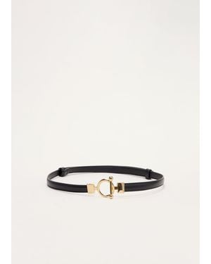Phase Eight Leather Waist Belt - Natural