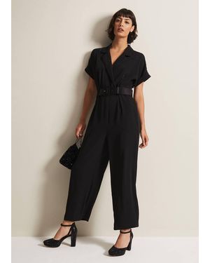 Phase Eight Constance Wide Leg Jumpsuit - Black