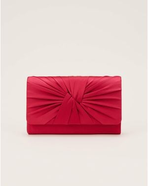 Phase Eight Red Fuschia Gemma Clutch Bag