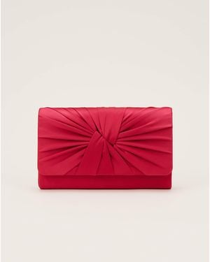 Phase Eight Red Fuschia Gemma Clutch Bag