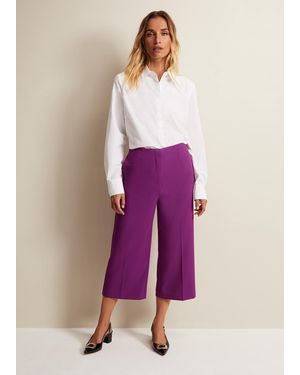 Phase Eight Aubrielle Clean Crepe Culotte - Pink
